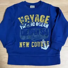 新品未使用　キッズトレーナー　Blue Mart 110cm 青色