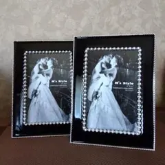フォトフレーム　2個セット IP−MPF−74BK M’s Style