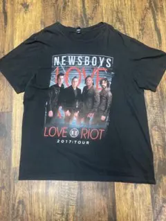 【希少】Newsboys ニュースボーイズ 2017 ツアーTシャツ バンドT