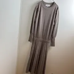 Rope Picnic ロペピクニック 長袖 ニット ロング ワンピース 38