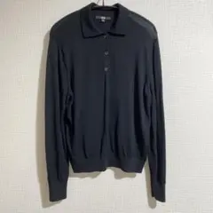 UNIQLO ユニクロ メリノポロセーター 黒