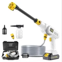 コードレス高圧洗浄機 充電式 2500mAh 9.25WH バッテリー 6in1