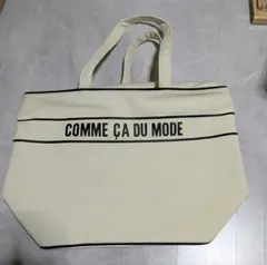 COMME CA DU MODE トートバッグ アイボリー