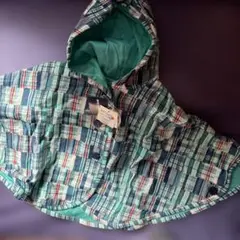 【新品】　ミキハウス　ポンチョ　70〜90cm