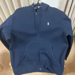 Polo Ralph Lauren ジップパーカー 紺赤 y2k - メルカリ
