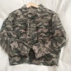 ミリタリー 迷彩カジュアルジャケット ブルゾン