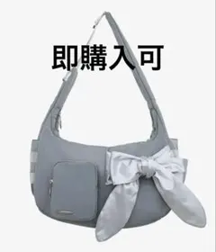 siweol107 Bow cross リボン付き ショルダーバッグ ブラック - メルカリ