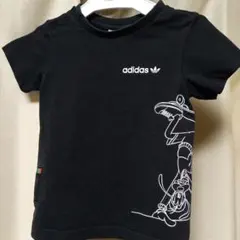 adidas Disney グーフィー　Tシャツ 黒