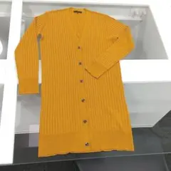 【未使用】ICB☆Shiny wide ribロングカーディガン(M)のサムネイル
