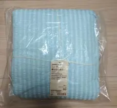 無印良品★掛ふとんカバー セミダブル ブルー サッカー織のサムネイル