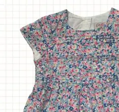 美品☆Cath Kids 70cmワンピース オーバーパンツ付☆女の子／イギリス