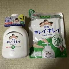 LION 薬用キレイキレイ ハンドソープ 本体 つめかえ用セットのサムネイル