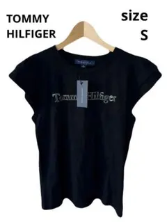 新品＊正規品 TOMMY HILFIGER Tシャツ ロゴ ブラック S