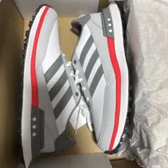 adidas ゴルフシューズ ホワイト/グレー/レッド