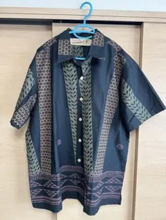 real mad hectic 幾何学模様 半袖シャツ XLのサムネイル