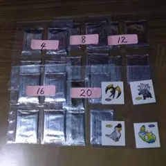 ニ*コ様 ポケモンデコキャラシール 未開封品20枚 208弾