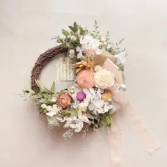 【SALE】フラワーリース 風薫る22 咲き誇る花たち 玄関リース 造花 大きめ フラワーリース 風薫る13 咲き誇る花たち 玄関リース 造花 大きめ