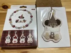 リルリンリン ランダムキーチェーン 茶色帽子 ディズニークリスマス 2025