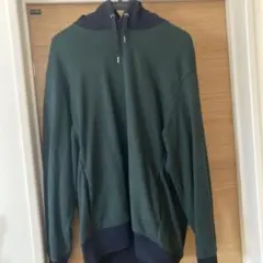 UNIQLO ダークグリーン フード付きパーカー XL