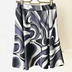 MK ミシエルクラン　ミモレ　ひざ丈スカート　38