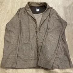 TAKEO KIKUCHI チェック柄カーディガン