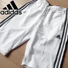 美品 M アディダス メンズ ハーフパンツ ホワイト