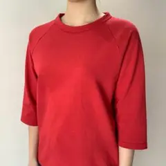 【SINME 】即完売　板谷ゆかさん 石田ゆり子さん着用カットソーレッド 1
