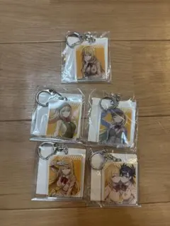 とある科学の心理掌握 くじ引き堂 アクリルキーホルダー 4点セット