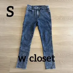 w closet スキニーデニム Sサイズのサムネイル