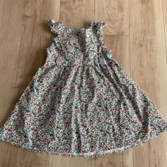 花柄フリル袖ワンピース 110cm
