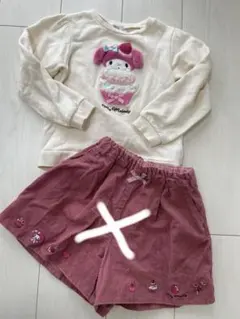 any Fam マイメロディ　カップケーキトレーナー 110cm