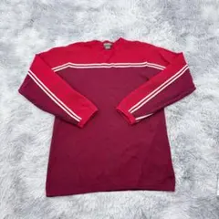 《Eddie Bauer》エディーバウアー　ニット　セーター　ボーダー