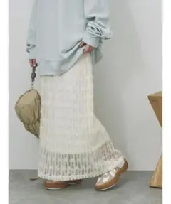 スウェットスカート ロングスカート