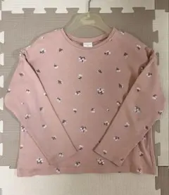 長袖カットソー　ロンT 花柄