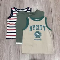タンクトップ　3枚セット　90 まとめ売り