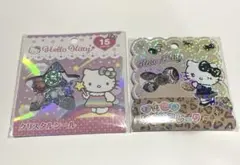 ハローキティ　おはじきシールフレーク　クリスタルシール　セット