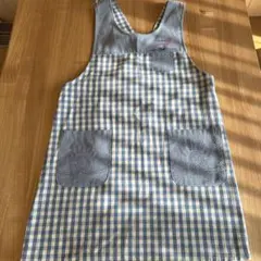 KURONEKO CLUB チェック柄エプロン