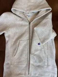 Champion ベージュ フルジップパーカー 140