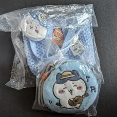 【新品セット】ちいかわ GU ポーチ付きトート　メッシュバッグ ハチワレ