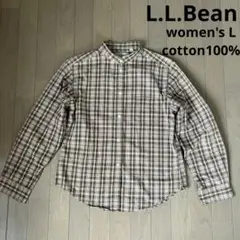 L.L.Bean チェック柄 長袖シャツ L