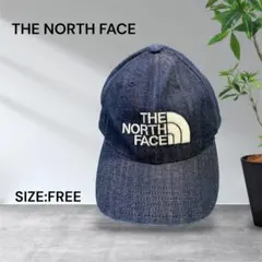 2519☆THE NORTH FACE デニムキャップ フリーサイズのサムネイル