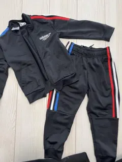 adidas ジャージセット 110cm 黒