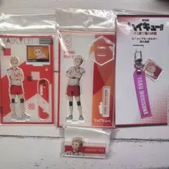 【新品】ハイキュー 夜久衛輔 アクスタ ネームバッジ ストラップキーホルダー
