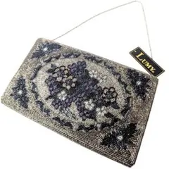 美品・超希少✨【皇室御用達】Lumy はしもと ビーズバッグ パーティー 刺繍