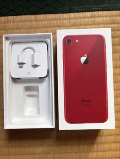 iPhone8空箱 レッド
