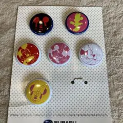 32-10 ディズニーキャラクター缶バッジ7 個セット
