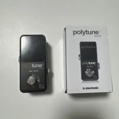 【美品】tc electronic POLYTUNE 3 NOIR チューナー 楽天市場】tc electronic ポリフォニック ミニ チューナー