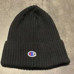 チャンピオン 黒 ニット帽 57-59cm