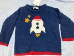 最終売り切り価格！べべ　子供服　セーター　紺色　タグ付き新品未使用　サイズSS