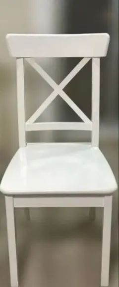 美品ですIKEA INGOLF チェア　白✖️３